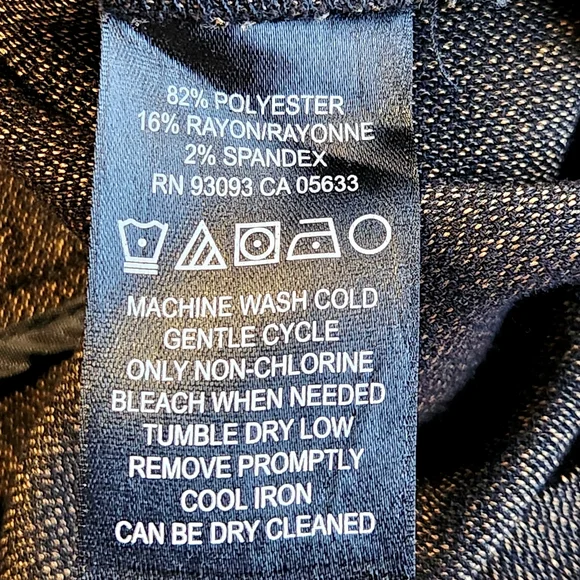 Nic & Zoe Wide Leg Trouser Pants Size 2 Colors Brown and Black - Picture 11 of 11